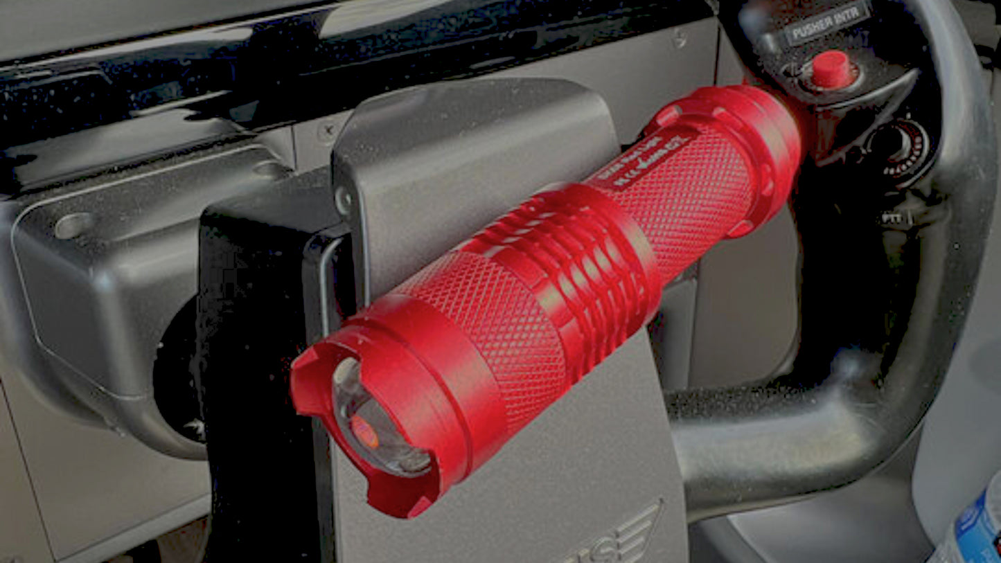 Red Aluminum Flashlight